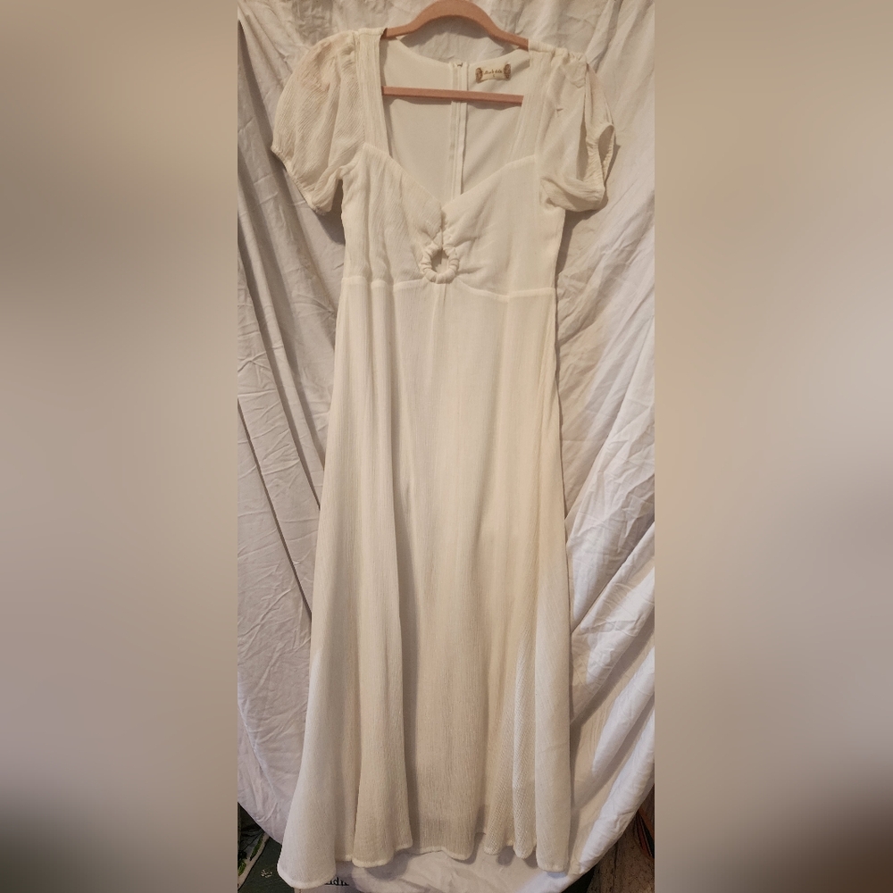 White summer dress